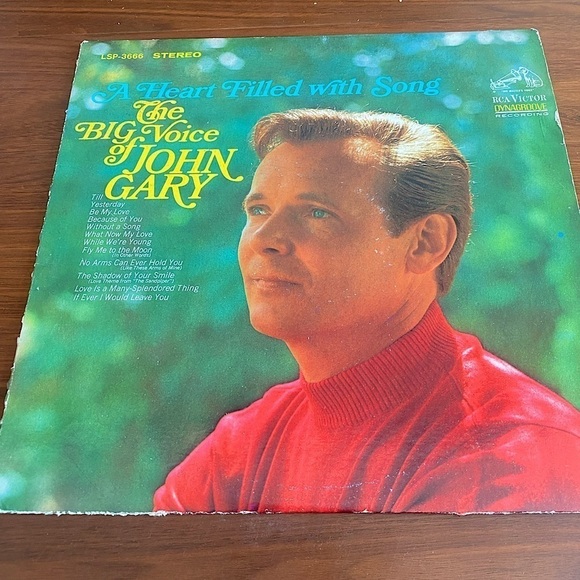 John Gary A Heart Filled With Song Vinyl Record Album - Picture 1 of 2